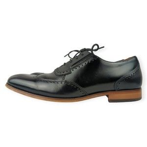 Stacy Adams Men's Sullivan Wingtip Oxford Dress Shoes Memory Foam Black 8.5